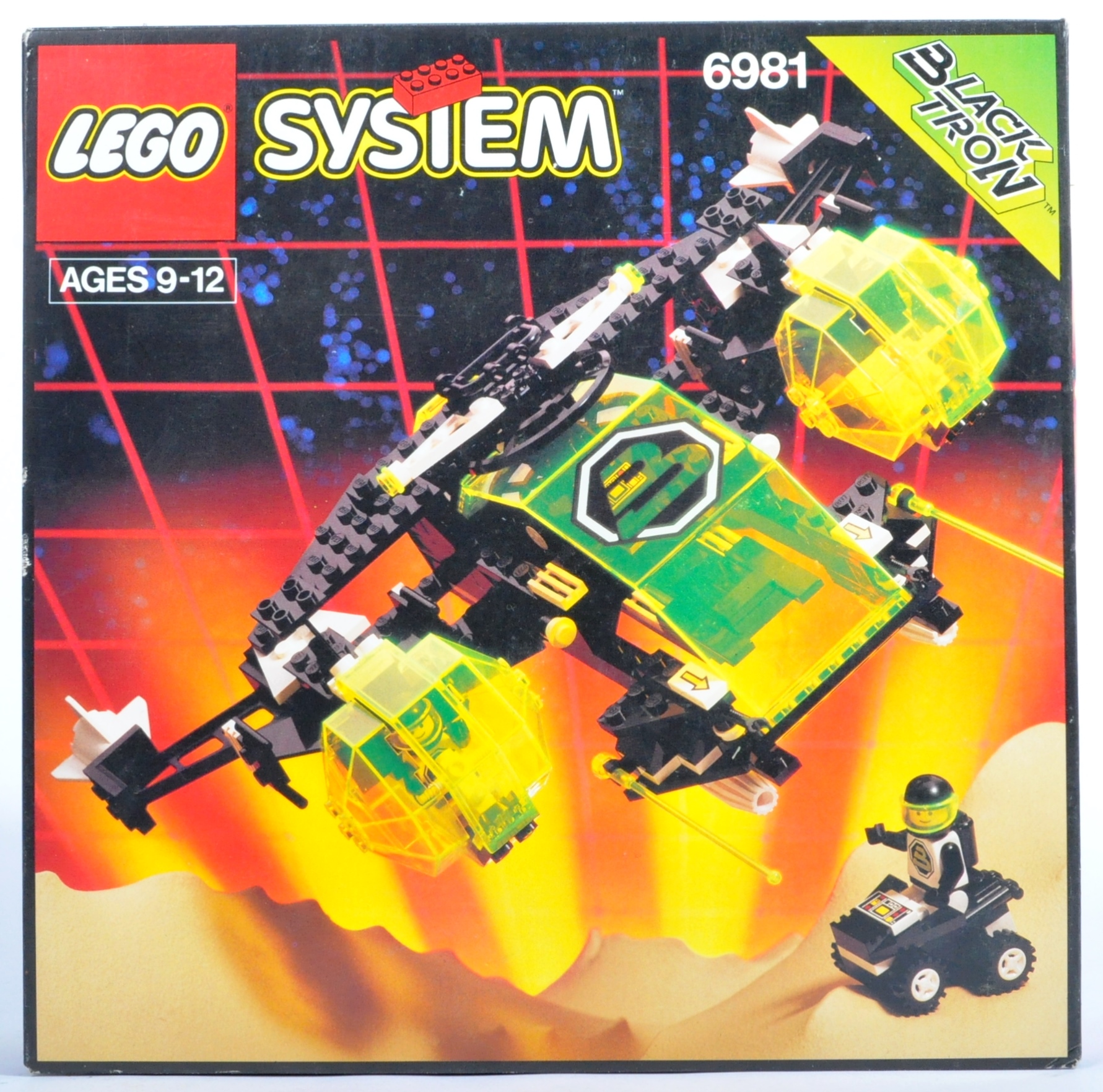 LEGO SET - LEGO SYSTEM - 6981 - BLACK TRON / ARIEL INTRUDER