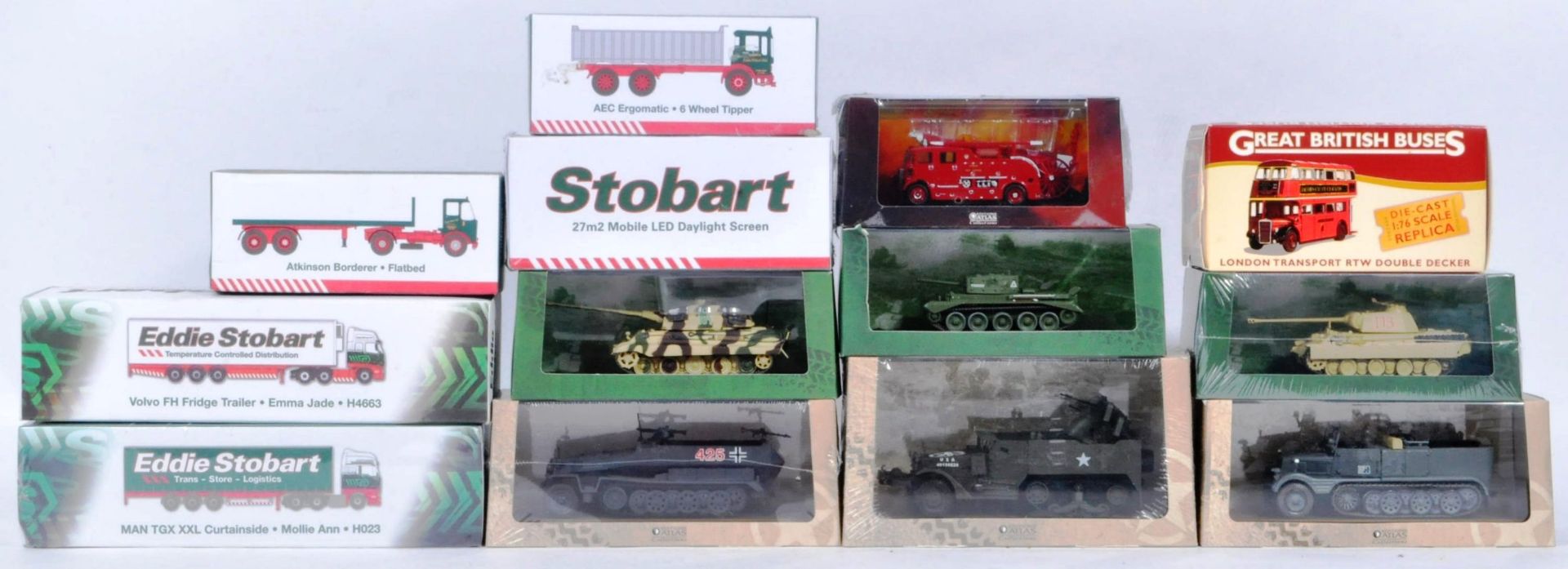 COLLECTION OF ASSORTED ATLAS DIE CAST MODEL VEHICLES
