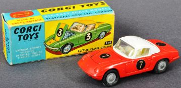 ORIGINAL VINTAGE CORGI TOYS DIECAST MODEL NO. 319 LOTUS ELAN