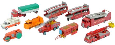 COLLECTION OF VINTAGE DINKY & CORGI LOOSE DIECAST MODELS