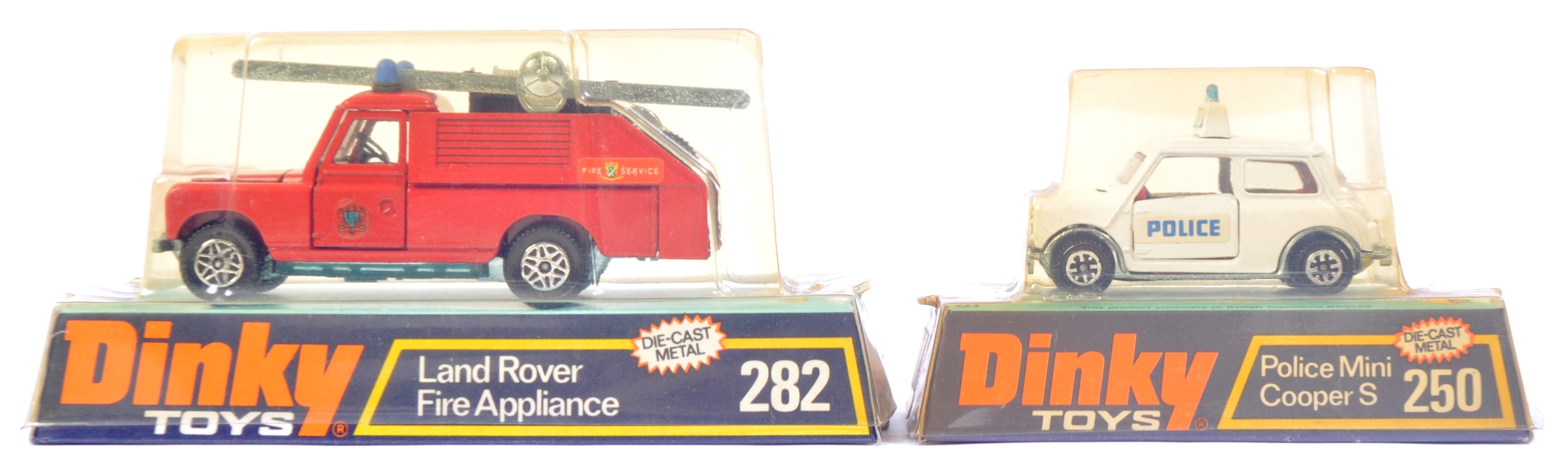 TWO ORIGINAL VINTAGE DINKY TOYS DIECASE MODEL VEHICLES