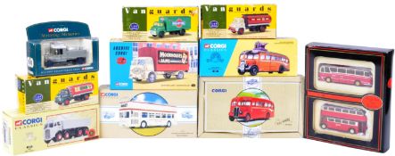 DIECAST - COLLECTION OF BOXED MODELS - CORGI, EFE, VANGUARDS ETC