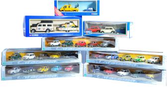 COLLECTION OF X7 CORGI & CARARAMA DIECAST MODEL MINI CARS