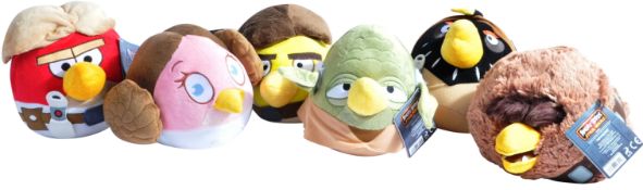 STAR WARS - COLLECTION OF ANGRY BIRDS STAR WARS PLUSH TOYS