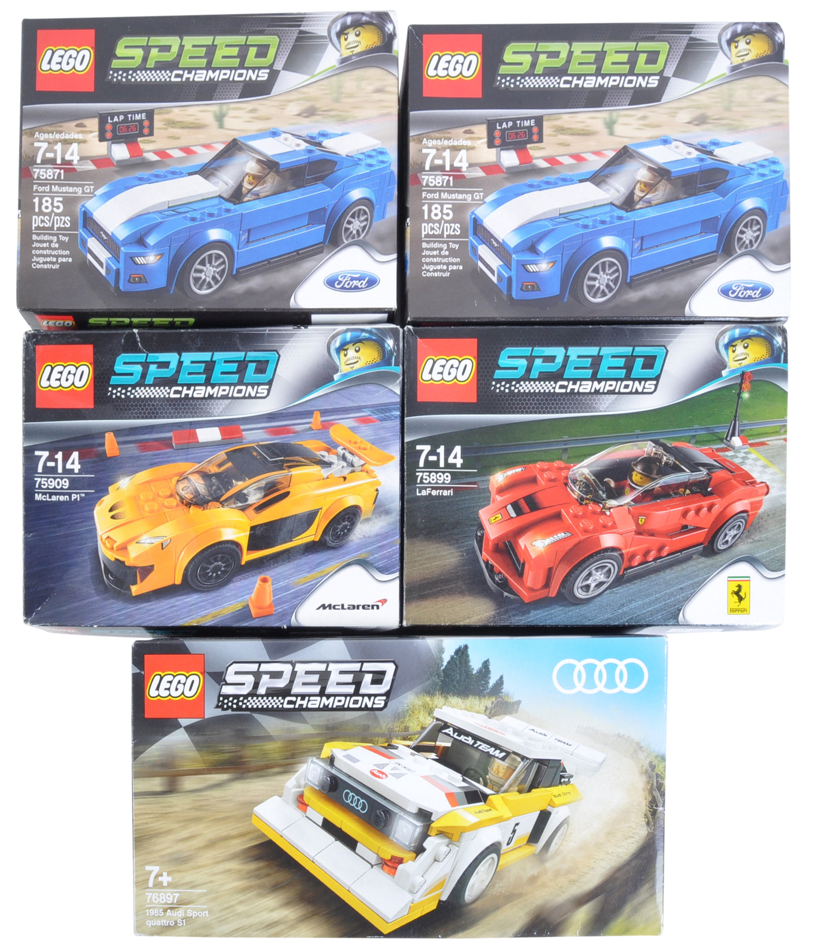 LEGO SETS - LEGO SPEED CHAMPIONS - 76897 / 75871 / 75899 / 75909
