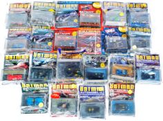 COLLECTION OF EAGLEMOSS MADE BATMAN AUTOMOBILIA