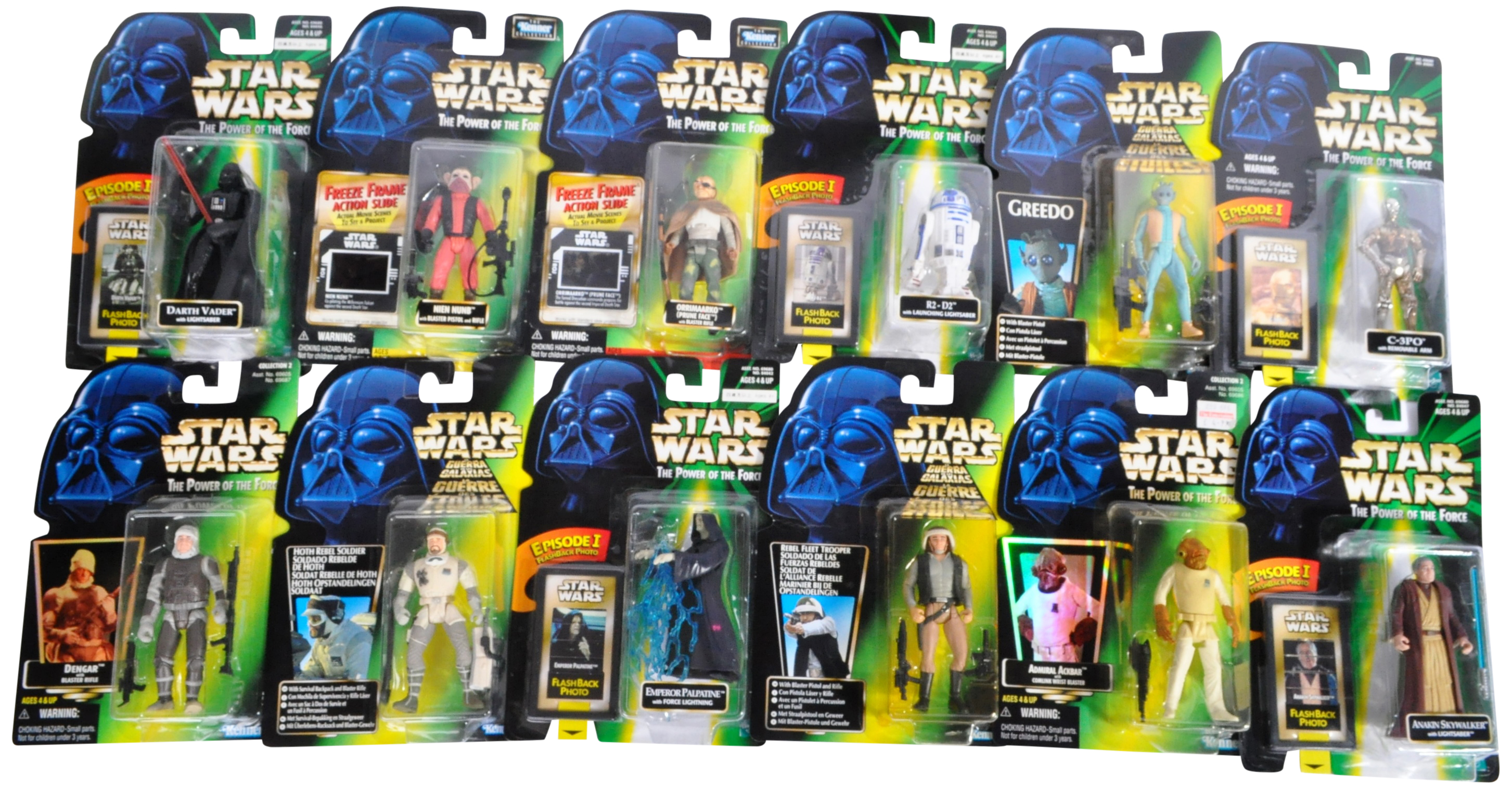 STAR WARS - COLLECTION OF KENNER CARDED ACTION FIGURES