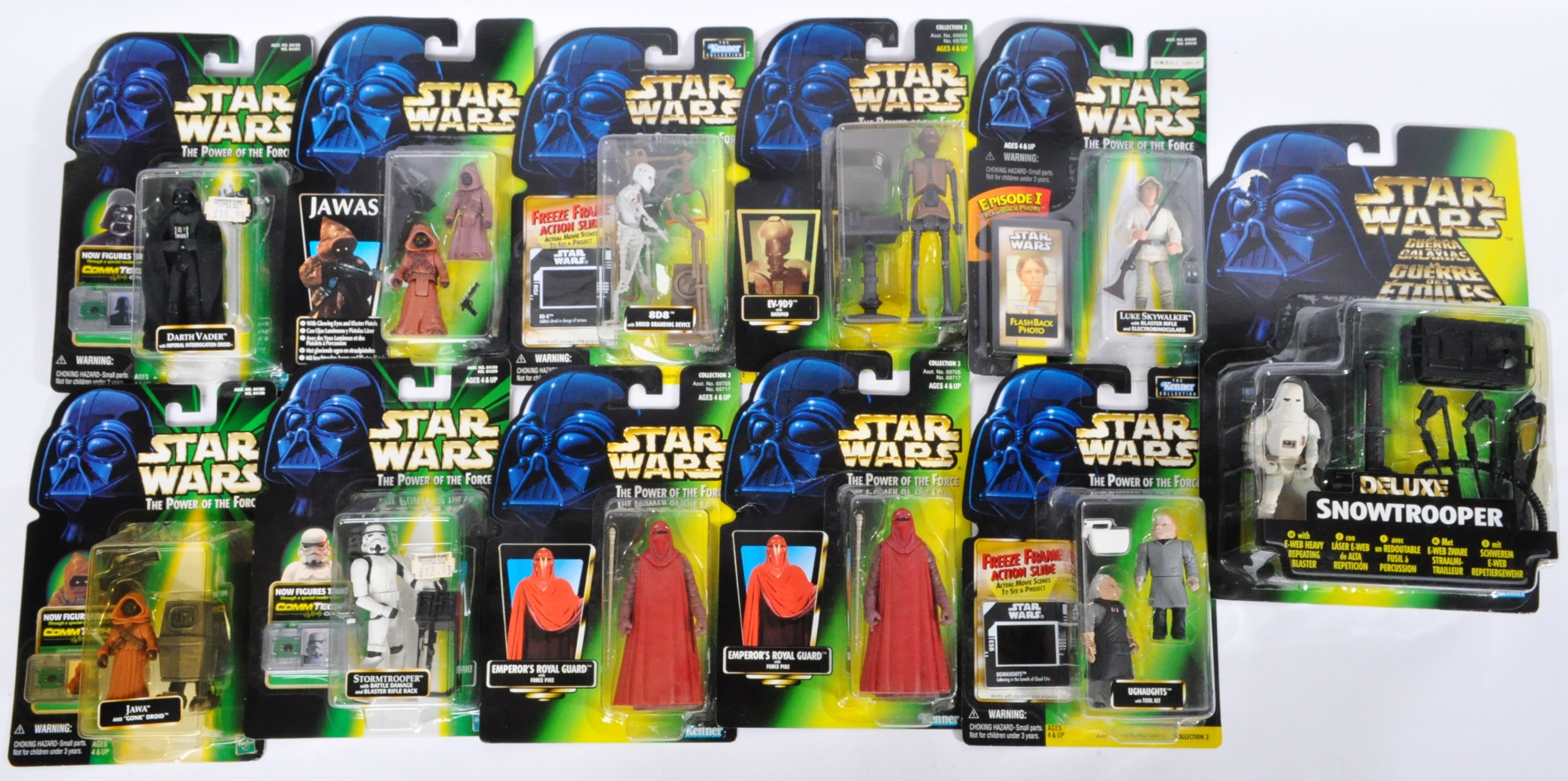 STAR WARS - COLLECTION OF KENNER CARDED ACTION FIGURES