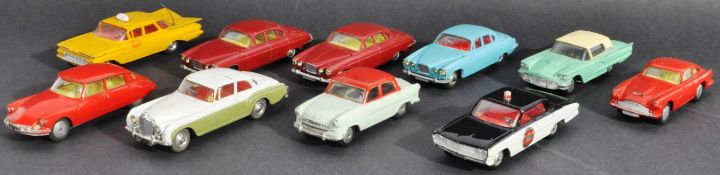 COLLECTION OF X10 VINTAGE CORGI TOYS DIECAST MODEL TRUCKS