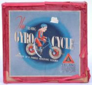 ANTIQUE TRI-ANG ' GYRO CYCLE ' LINES BROTHERS TINPLATE TOY