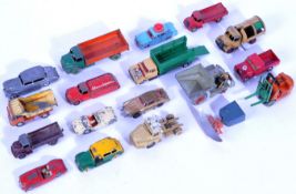 COLLECTION OF ASSORTED VINTAGE DINKY & CORGI TOYS DIECAST MODELS