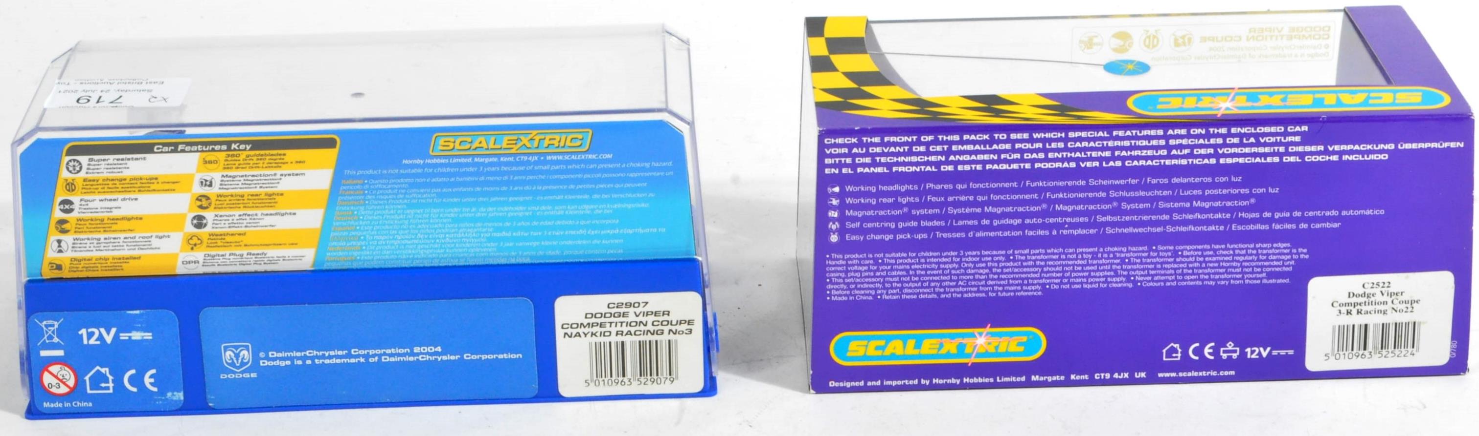 SCALEXTRIC - TWO 1/32 SCALE BOXED SLOT RACING CARS - Image 4 of 6