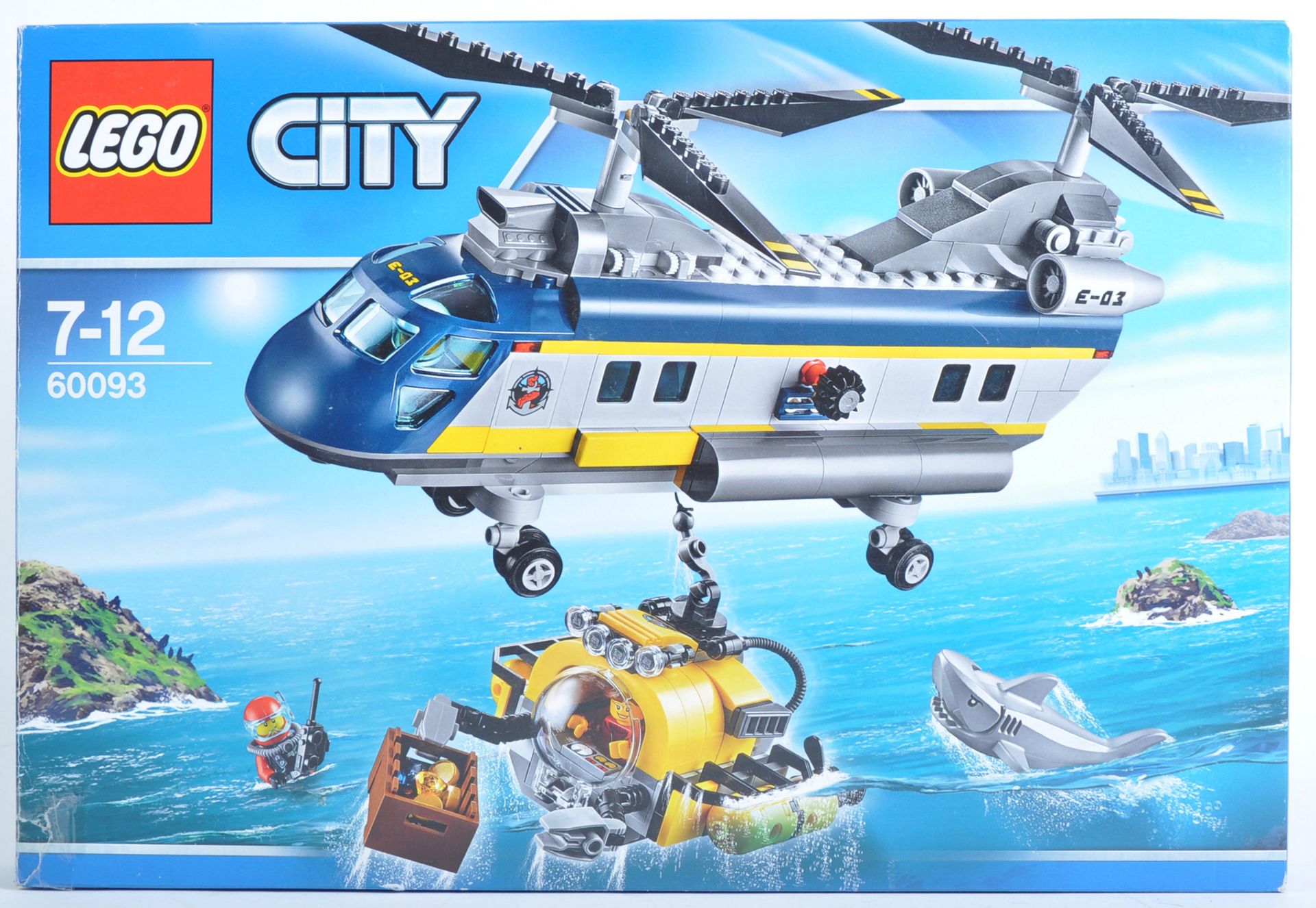 LEGO SET - LEGO CITY - 60093 - DEEP SEA HELICOPTER