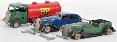 ORIGINAL 1950'S TRIANG MINIC CLOCKWORK VEHICLES