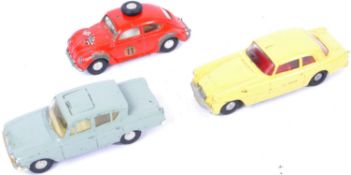 COLLECTION OF X3 VINTAGE TRIANG SPOT ON DIECAST MODEL CARS