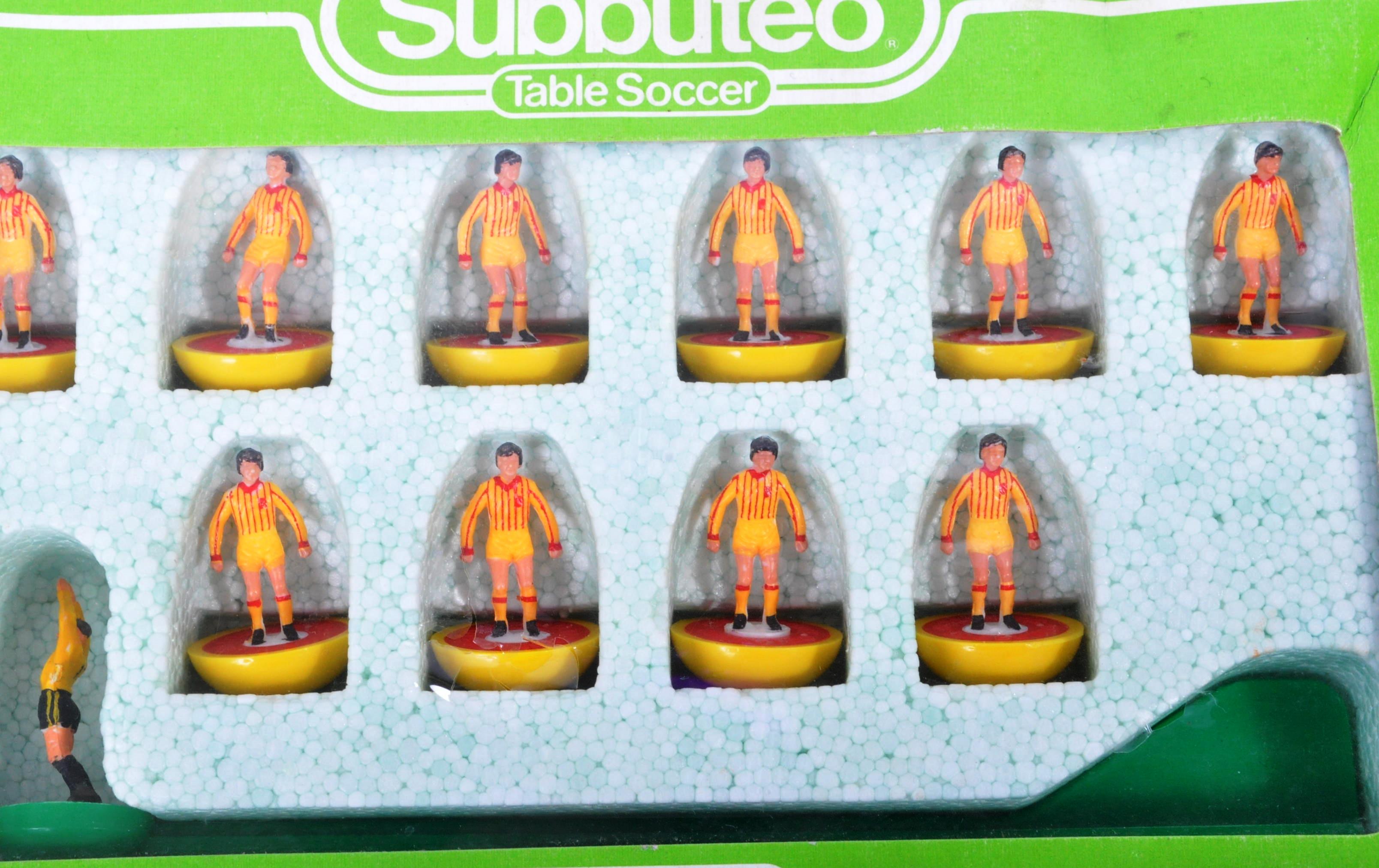 COLLECTION OF X4 VINTAGE SUBBUTEO TABLE TOP FOOTBALL TEAMS - Image 4 of 6