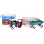 MAMOD LIVE STEAM - TRACTION ENGINE & OPEN WAGON