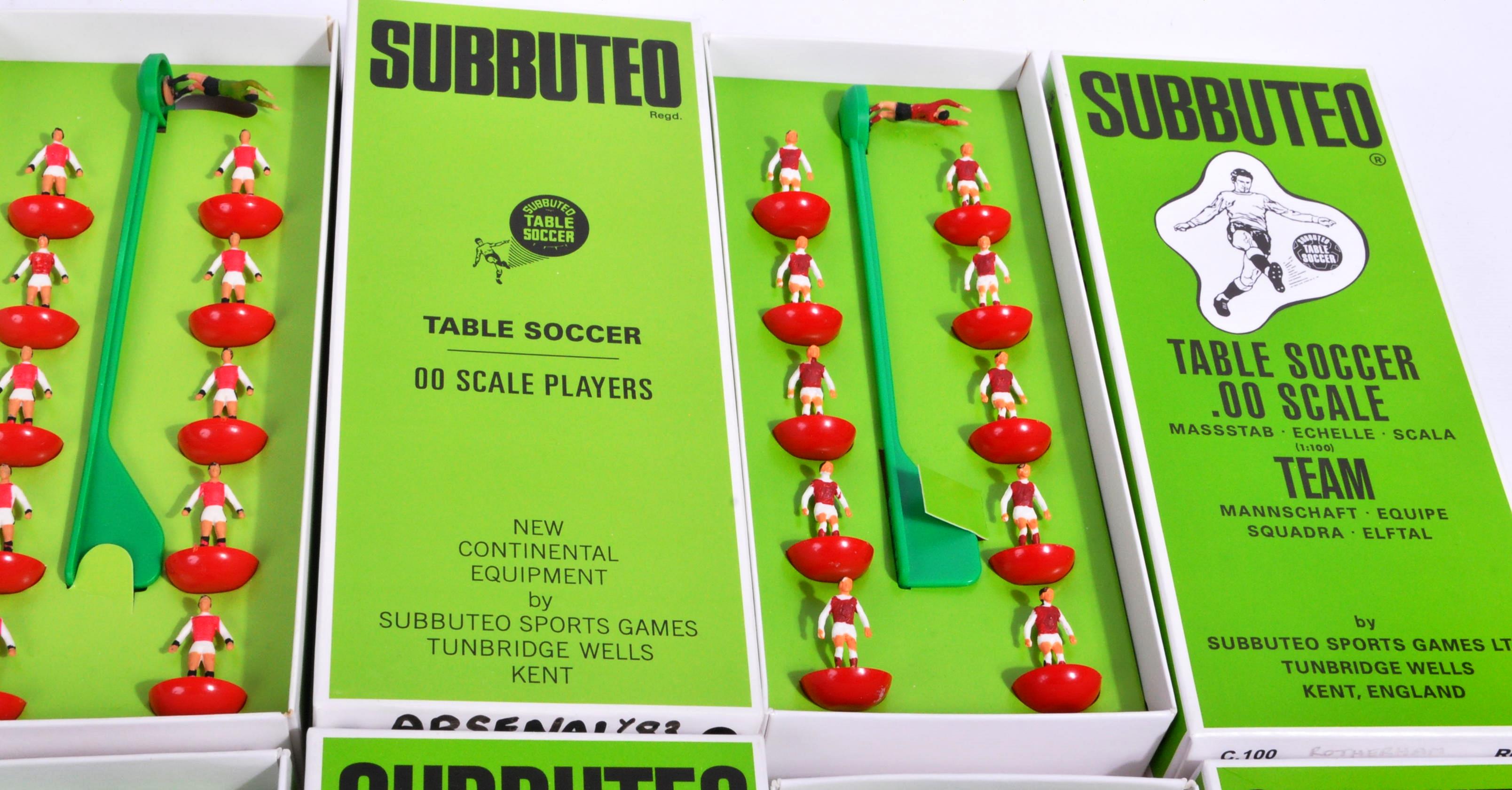 COLLECTION OF X10 ASSORTED VINTAGE SUBBUTEO FOOTBALL TEAMS - Image 4 of 10