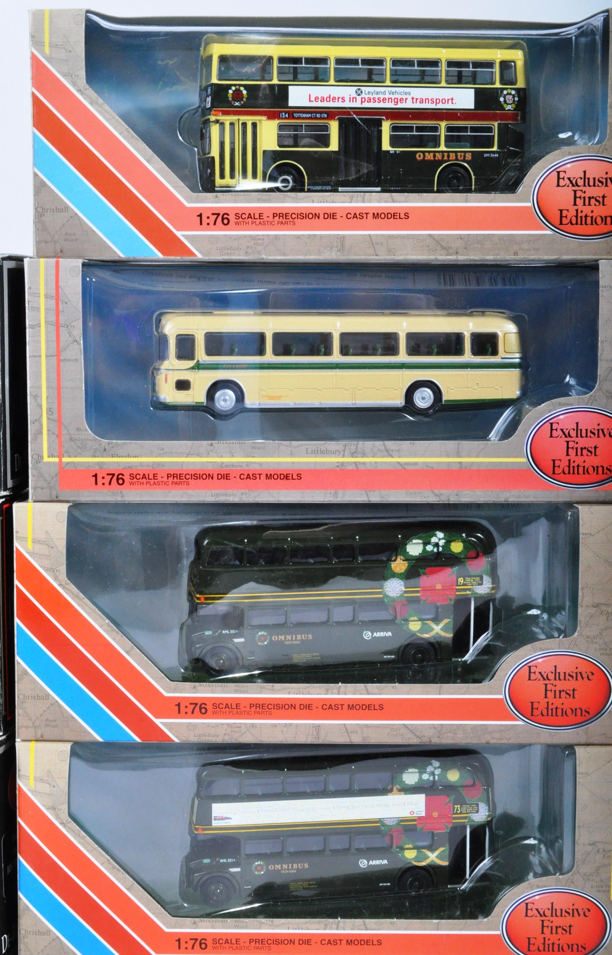 COLLECTION OF X10 EFE 1/76 SCALE DIECAST MODEL BUSES - Image 3 of 5