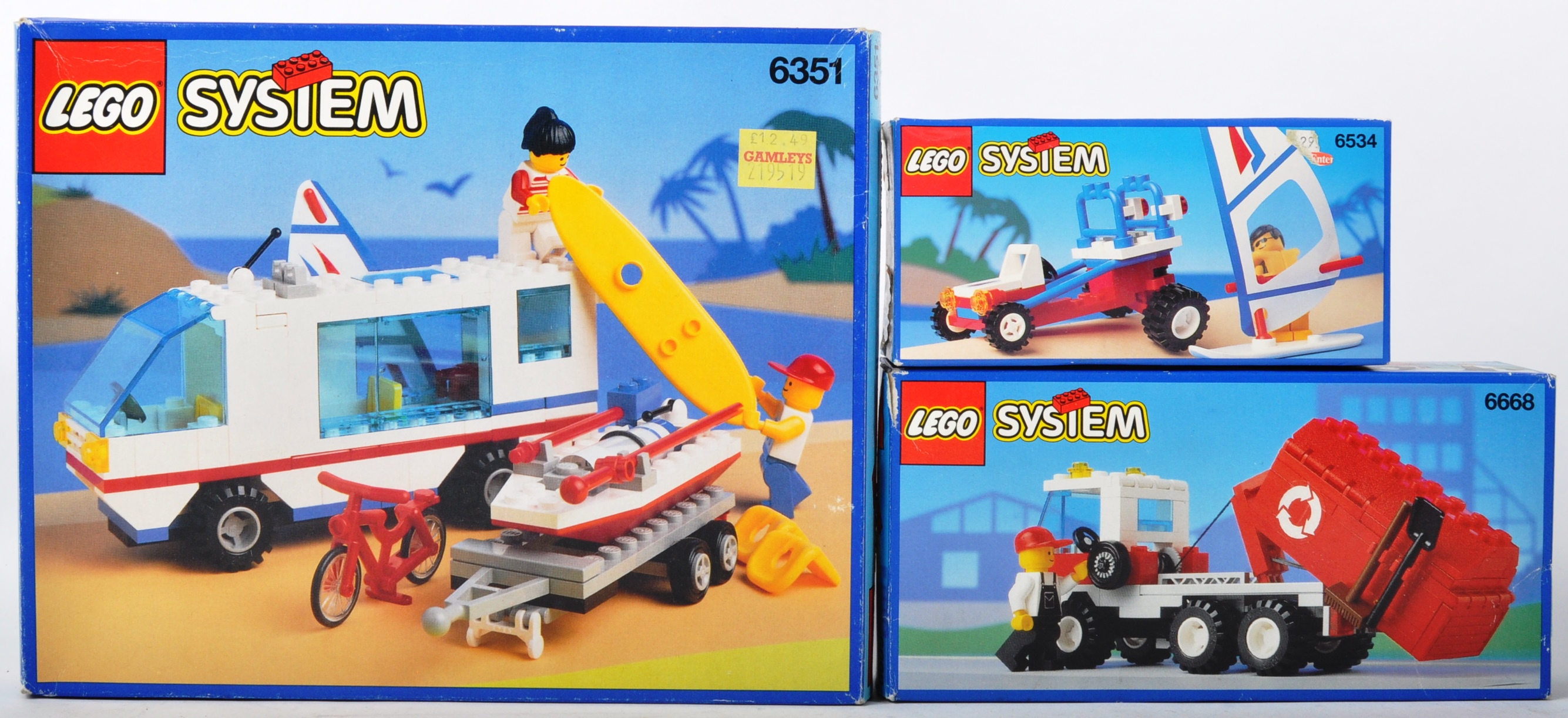 LEGO SETS - LEGO SYSTEM - 6351 / 6534 / 6668