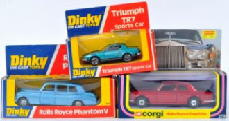 DIECAST - COLLECTION OF ORIGINAL VINTAGE BOXED DINKY & CORGI MODELS
