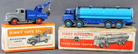 DINKY TOYS - TWO ORIGINAL VINTAGE BOXED MODELS