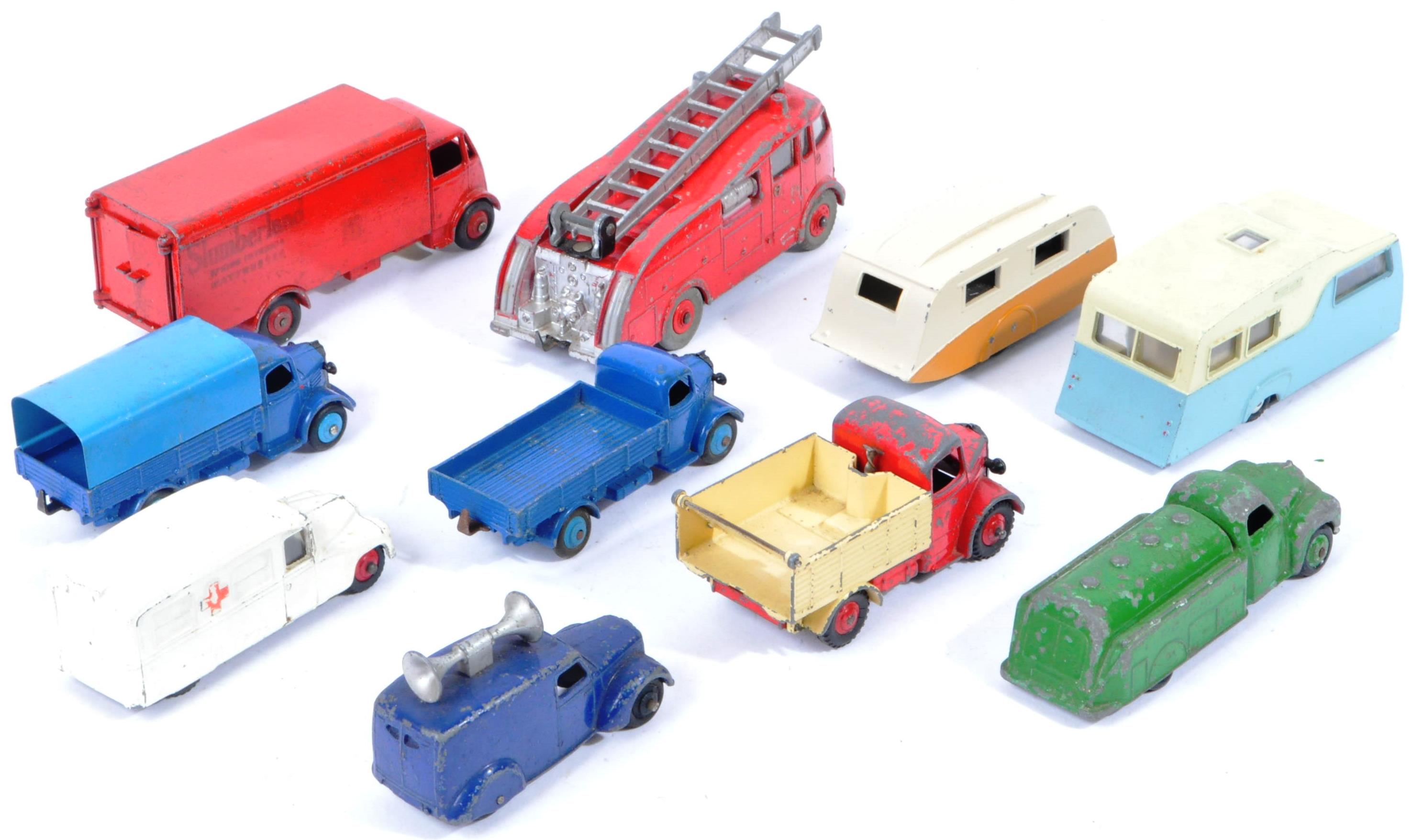 COLLECTION OF X10 VINTAGE DINKY TOYS DIECAST TRUCKS - Image 7 of 8