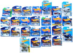 LARGE COLLECTION OF CARDED HOTWHEELS DIECAST MODEL CARS