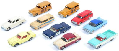 COLLECTION OF X10 VINTAGE DINKY TOYS DIECAST MODEL TRUCKS