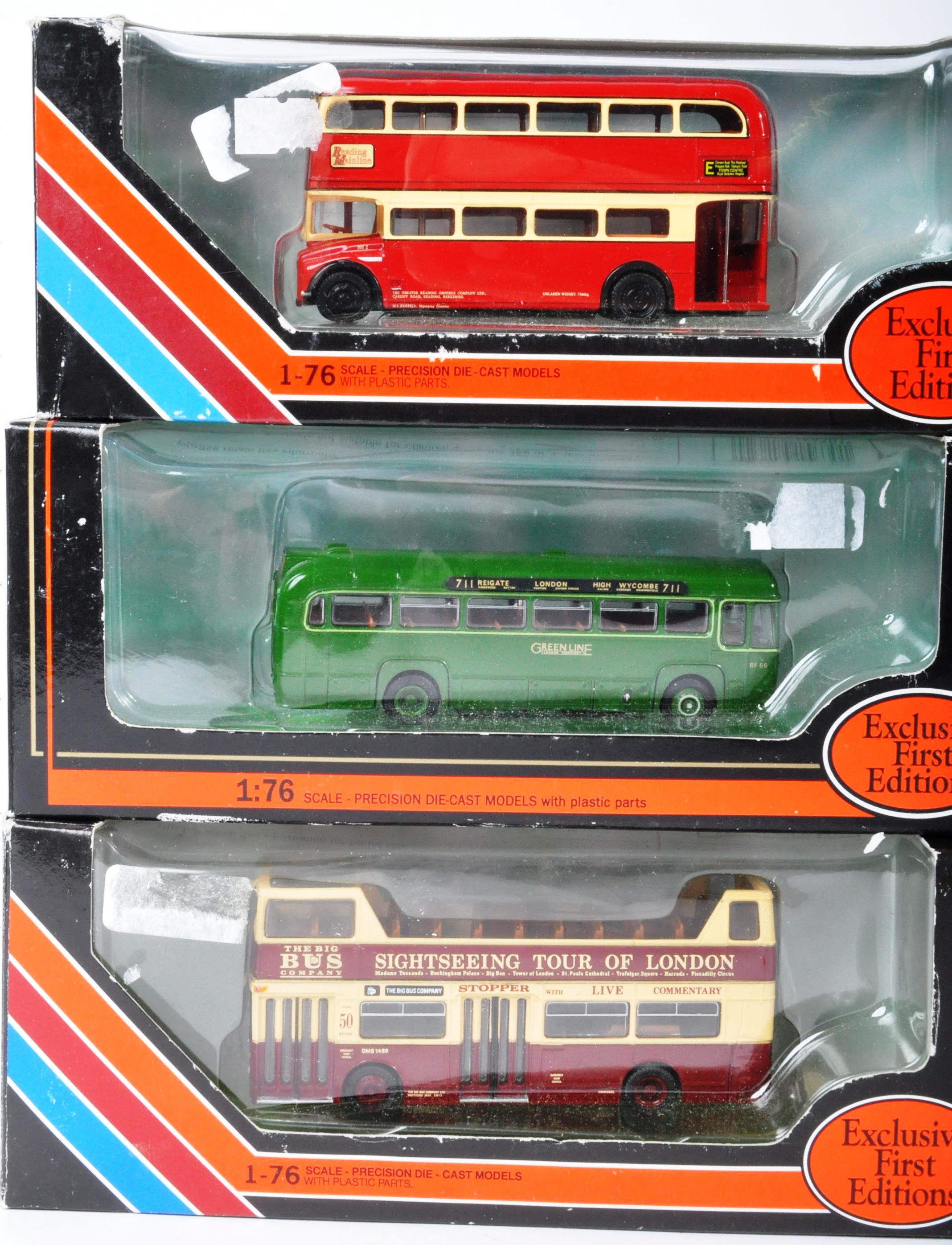 COLLECTION OF X10 EFE 1/76 SCALE DIECAST MODEL BUSES - Image 2 of 5