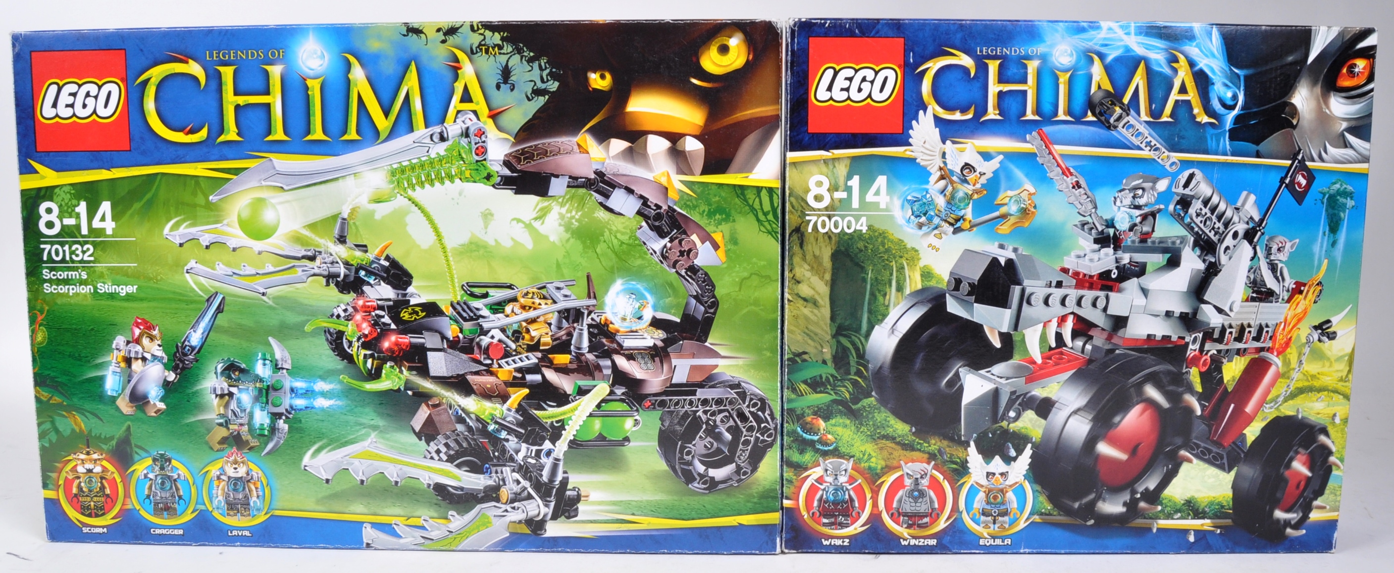 LEGO SETS - LEGENDS OF CHIMA - 70004 / 70132