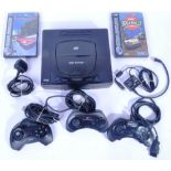 ORIGINAL SEGA SATURN GAMES CONSOLE WITH GAMES AND ACCESSORIES