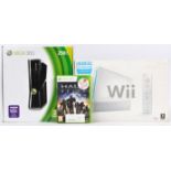 BOXED NINTENDO WII & XBOX 360 ELITE 250GB CONSOLES