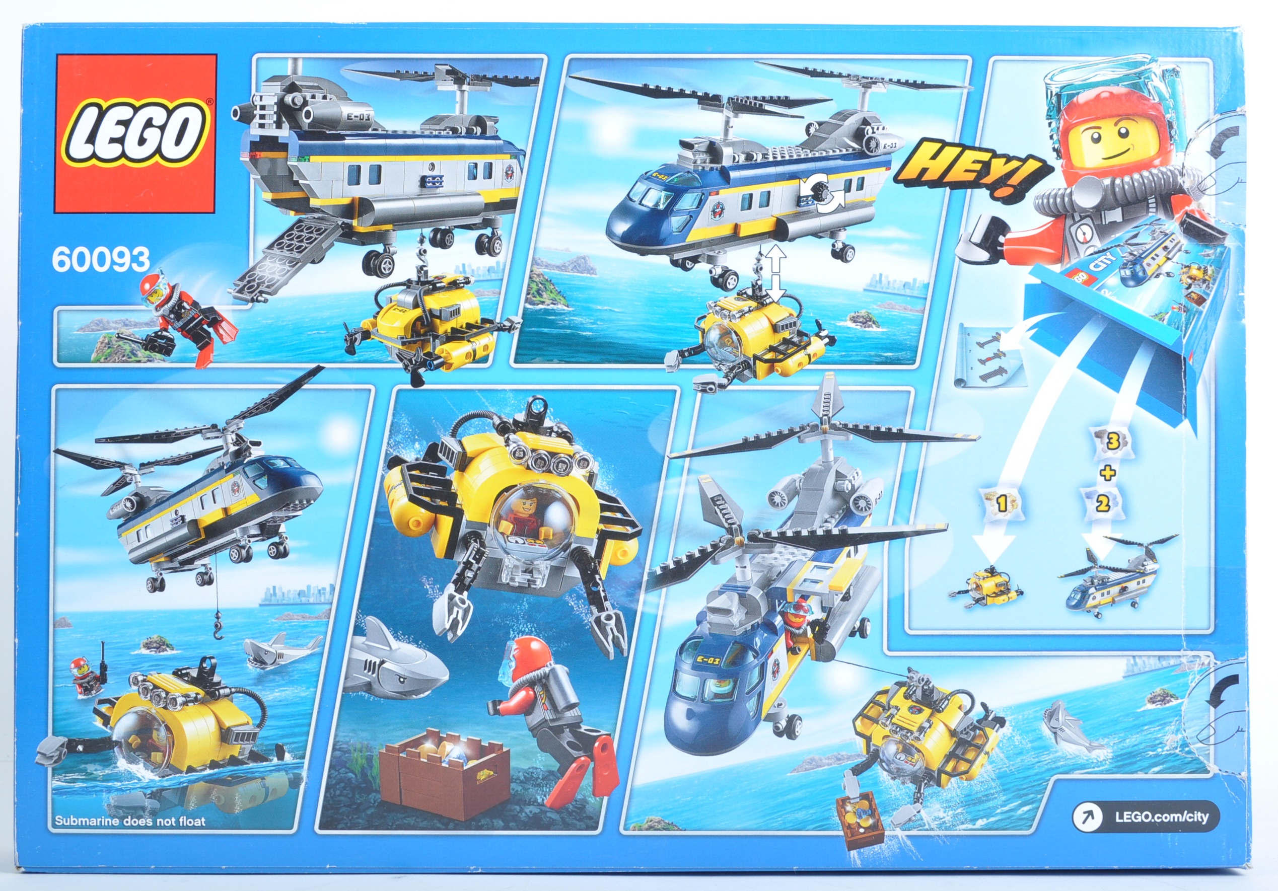 LEGO SET - LEGO CITY - 60093 - DEEP SEA HELICOPTER - Image 2 of 3
