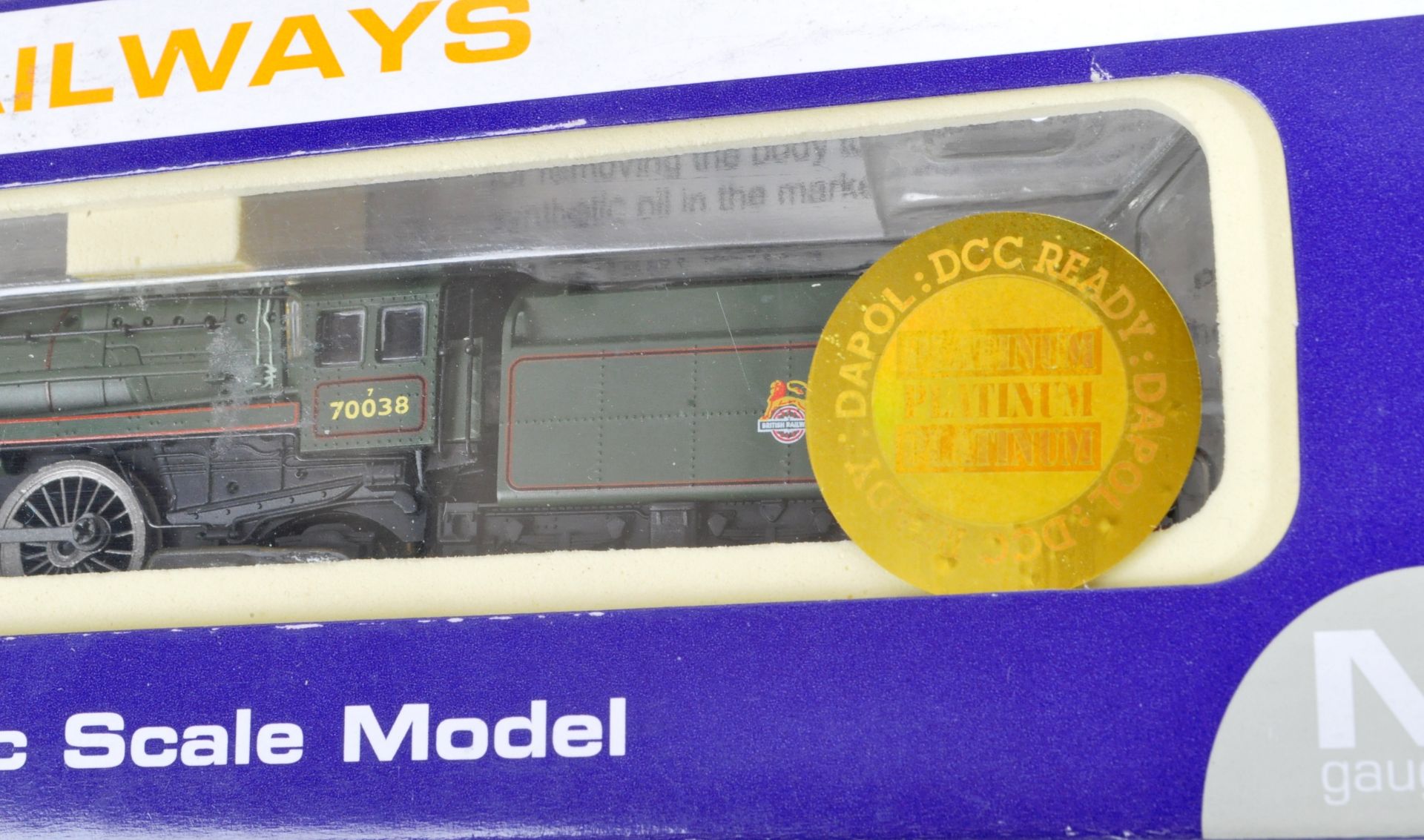 ORIGINAL DAPOL N GAUGE MODEL RAILWAY TRAINSET LOCOMOTIVE - Image 3 of 4