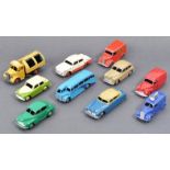 COLLECTION OF X10 ORIGINAL VINTAGE DINKY TOYS DIECAST MODELS