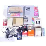 COLLECTION OF VINTAGE ATARI GAMING ALONG WITH A PLOT STATION 1