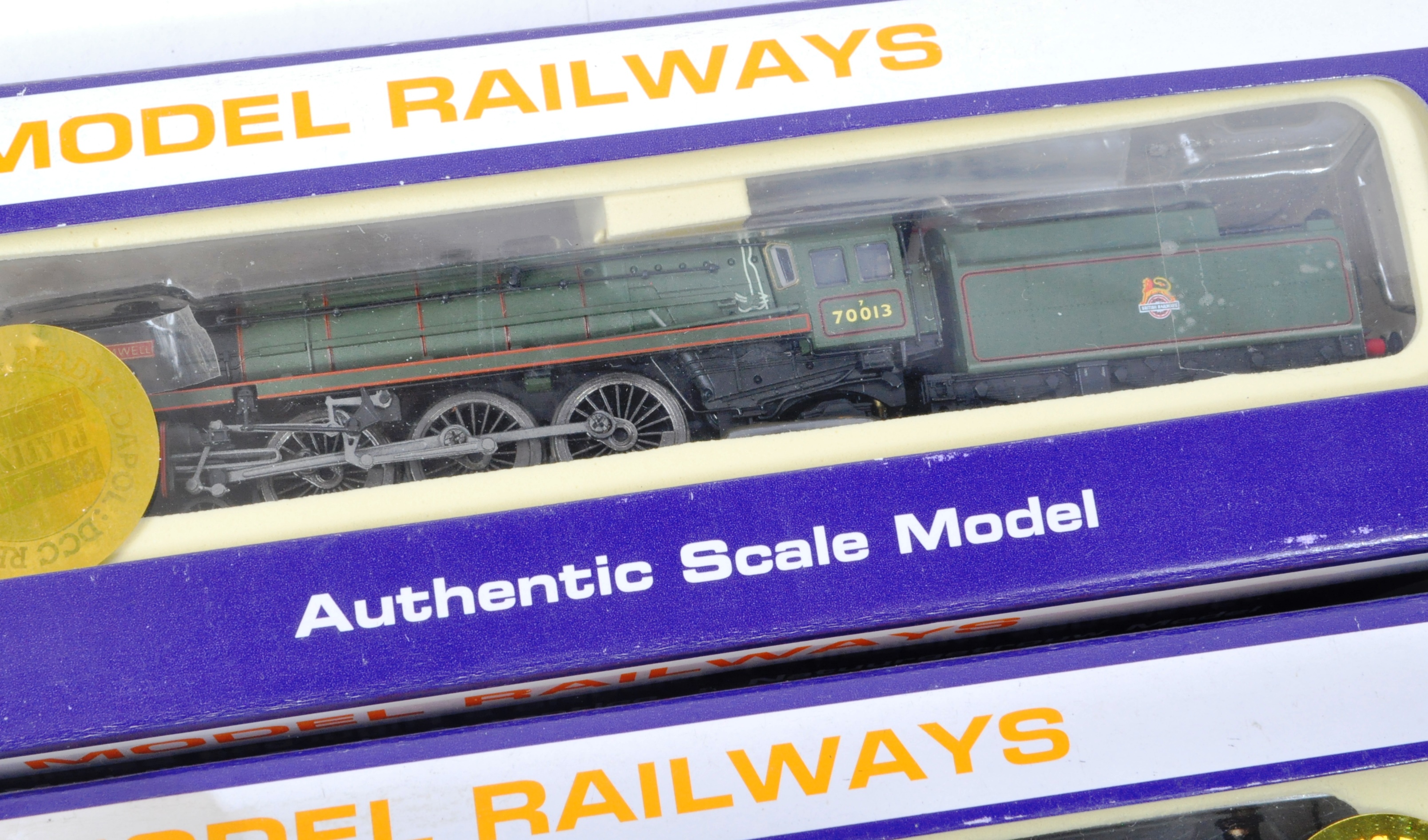 TWO ORIGINAL DAPOL N GAUGE MODEL RAILWAY TRAINSET LOCOMOTIVES - Image 2 of 5