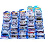 LARGE COLLECTION OF X40 CARDED HOTWHEELS DIECAST MODEL CARS