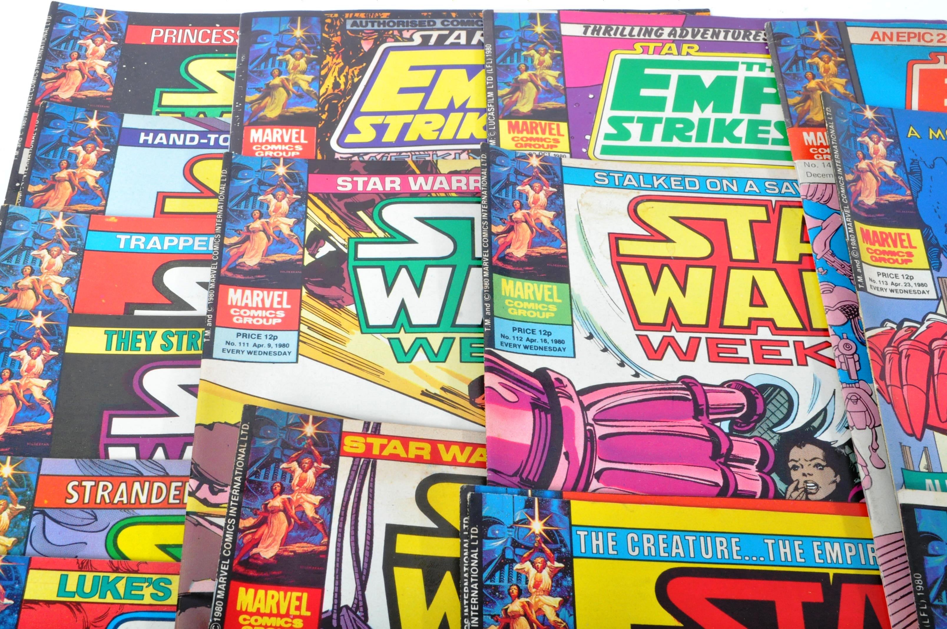 STAR WARS - COLLECTION OF MARVEL STAR WARS WEEKLY COMIC BOOKS - Image 2 of 9