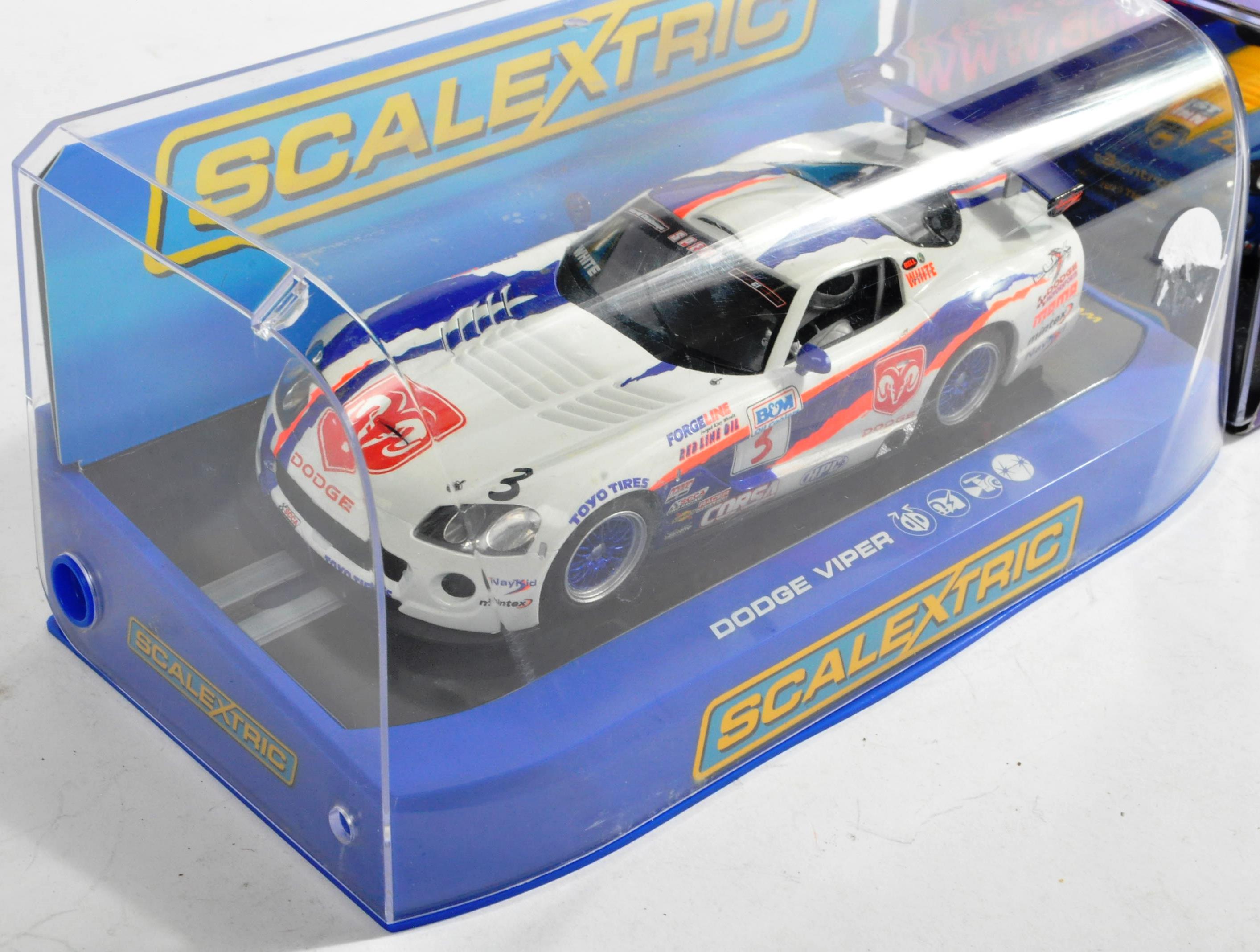 SCALEXTRIC - TWO 1/32 SCALE BOXED SLOT RACING CARS - Image 2 of 6