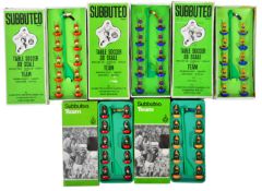 COLLECTION OF X5 ORIGINAL VINTAGE SUBBUTEO FOOTBALL TEAMS