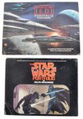 STAR WARS - TWO ORIGINAL VINTAGE RALPH MCQUARRIE PORTFOLIO SETS