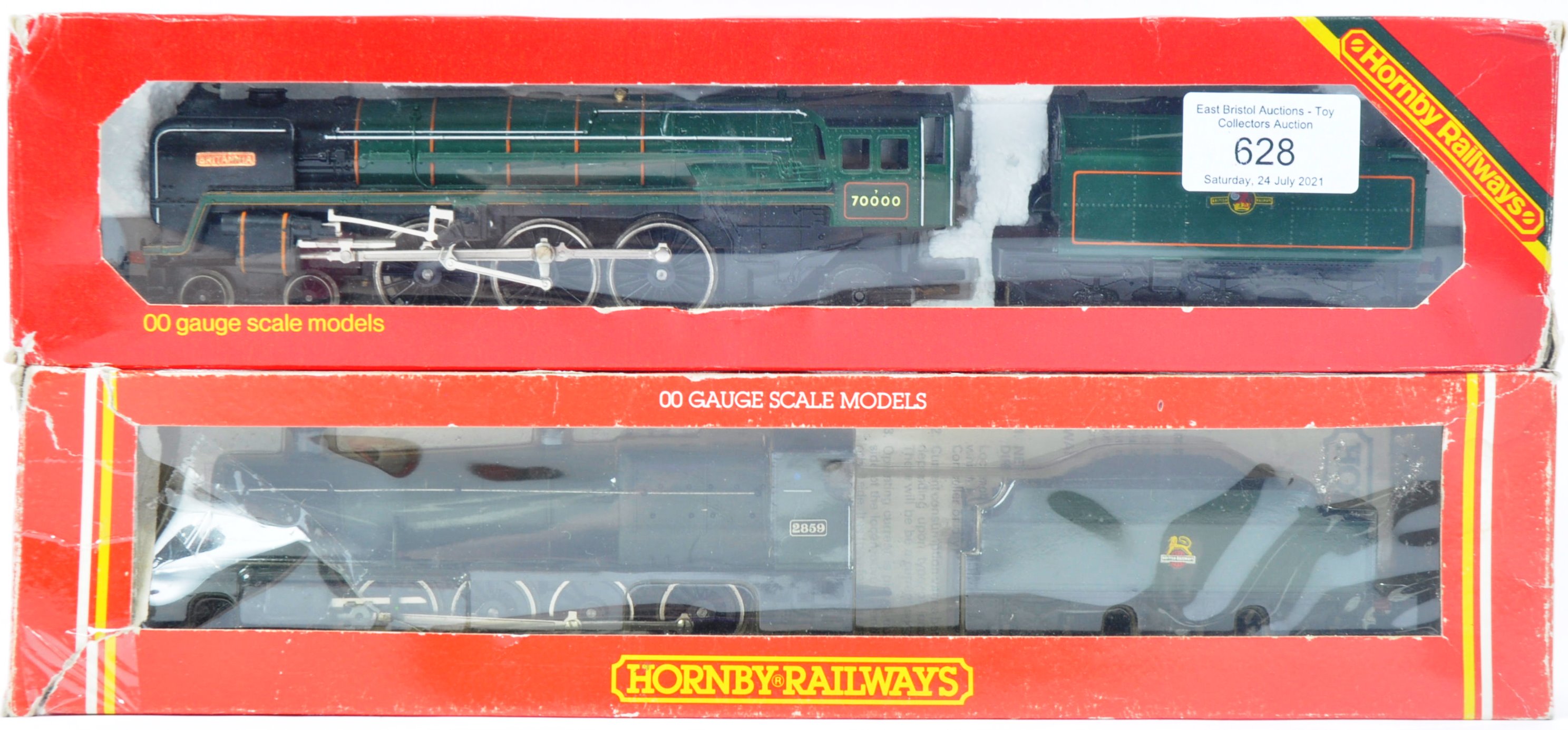 TWO ORIGINAL VINTAGE HORNBY 00 GAUGE MODEL RAILWAY LOCOMOTIVES