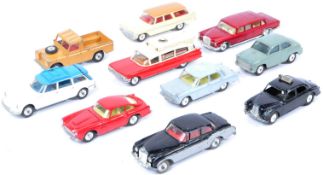 COLLECTION OF X10 VINTAGE CORGI TOYS DIECAST MODEL CARS