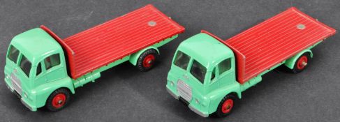 TWO DINKY TOYS DIECAST MODEL ' GUY ' LORRIES / WAGONS