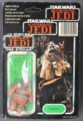 STAR WARS - LAST 17 PALITOY MOC ROMBA EWOK ACTION FIGURE CARDED