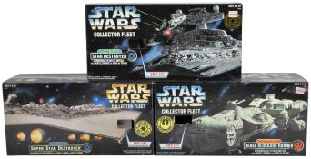 STAR WARS - COLLECTION OF KENNER ' COLLECTOR FLEET ' PLAYSETS