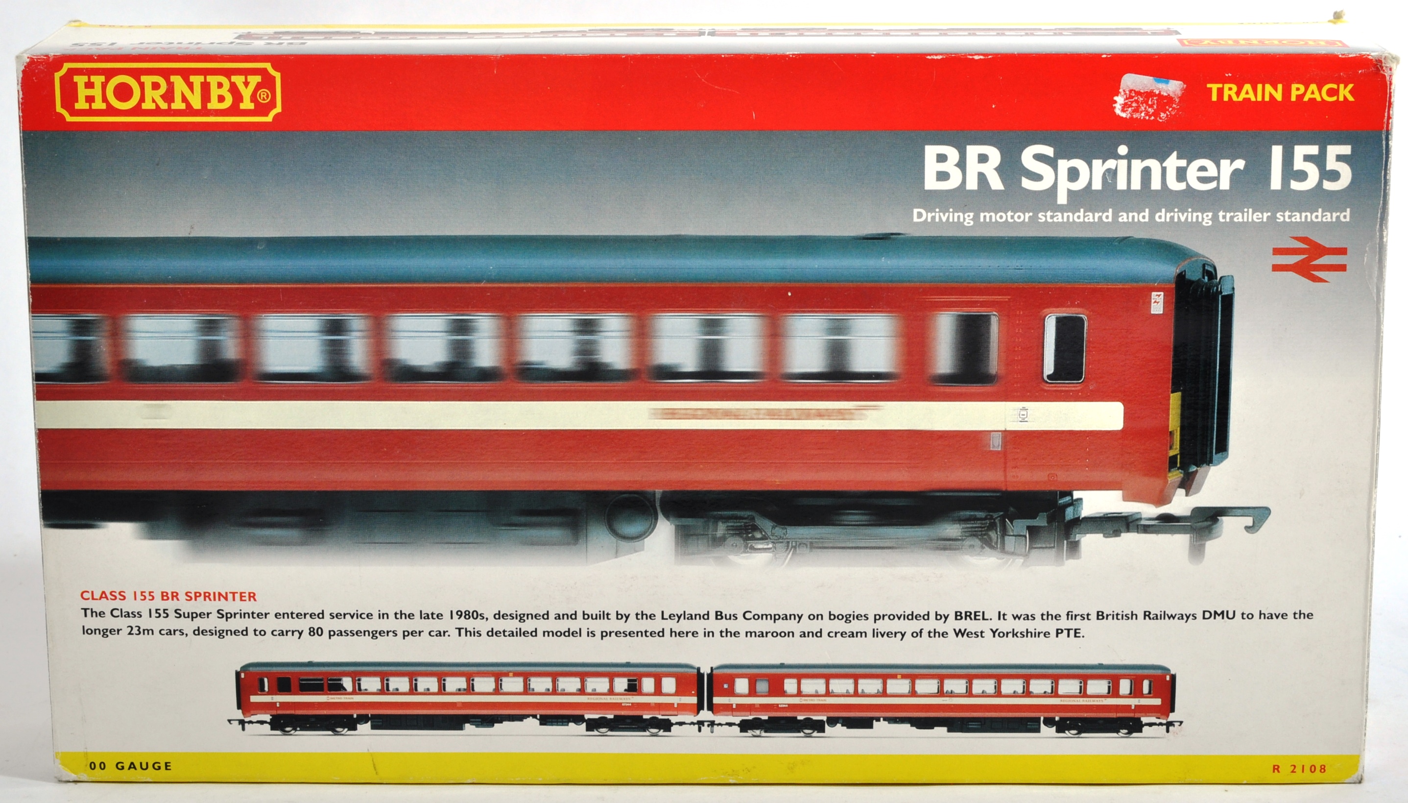 ORIGINAL HORNBY 00 GAUAGE CLASS 155 BRITISH RAILWAYS SPRINTER