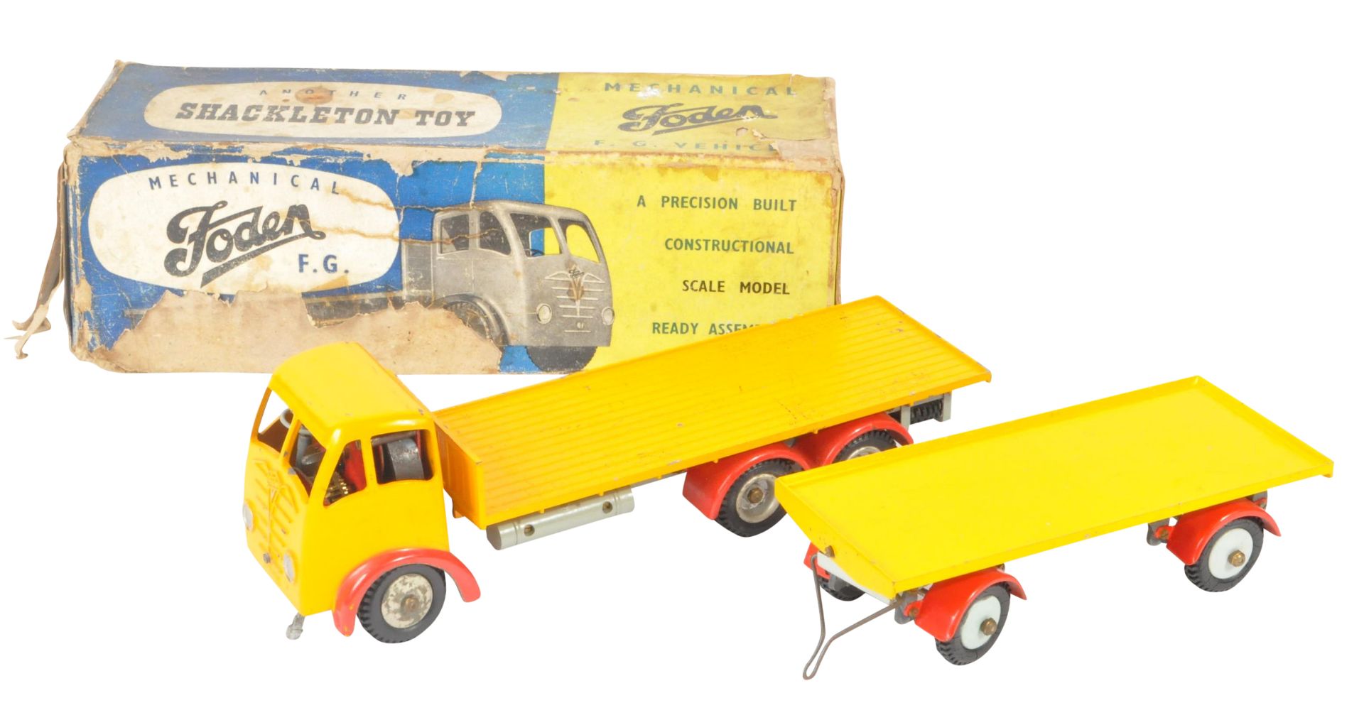 RARE VINTAGE SHACKLETON TOY ' MECHANICAL FODEN ' WORKING MODEL